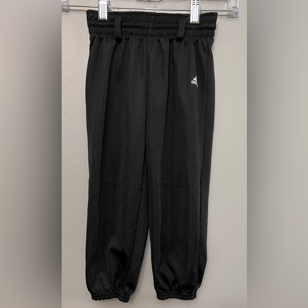 Adidas Youth 5/6 Baseball Pants W/ Belt Loops And Elastic Waistline Size Xs